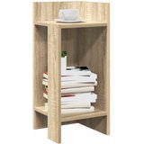  Pomoćni stolići 2 kom s policom boja hrasta sonome 25,5x27x60cm | shoptok.hr