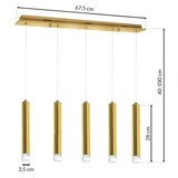  LED Luster na sajli GOLDIE 5xLED/25W/230V zlatni | Eponuda.com