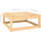  Vrtna sedežna garnitura 6-delna z blazinami trdna borovina, (20678858) | Shoptok.si