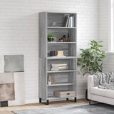 vidaXL Visoka komoda siva sonome 69 5x32 5x180 cm konstruirano drvo Cijene