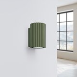 Sollux SL.1656 - zidna svetiljka karbon 1xGU10/10W/230V zelena | Eponuda.com
