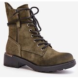 EVENTO High ankle boots with zippers green Maisa | Eponuda.ba