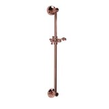 Sapho Ružičasta mjedena zidna šipka za tuš s kliznim nosačem 67 cm Antea – | shoptok.hr