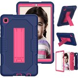NIKCORP Ovitek za Samsung Galaxy Tab A7 Lite 8.7 robusten s stojalom, trpežna zaščita pred udarci in padci, silikonski, temno moder, (5000139188) | Shoptok.si