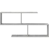  Polica na zidu Betonska siva 100 x 12 x 50,5 cm | shoptok.hr