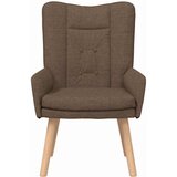  Fotelja Smeđa 63 x 67 x 94 cm Tkanina i šperploča | shoptok.hr
