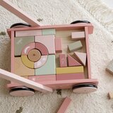 Little dutch Drvena guralica sa kockama za bebe Wild Flowers | ePonuda.com