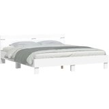  Okvir za krevet Bijelo 193 x 203 cm Konstruirano drvo | shoptok.hr