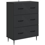  Ormar s ladicama Crna 66 x 34,5 x 89,5 cm Konstruirano drvo | shoptok.hr