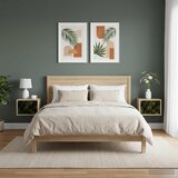  Wall-mounted noćni ormarić ELBURG 2 kom. Hrast sonoma | shoptok.hr