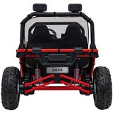 Buggy na akumulator FASTER - dvosed - rdeč | Shoptok.si