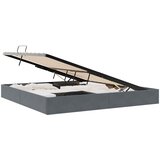  Otomanski krevet s pohranom Tamnosiva 200 x 200 cm Baršun | shoptok.hr