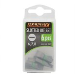 Handy 6 kosov ploščatih bit-nastavkov 6,7,8 mm dolžine 25mm Cene