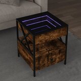  Stolić s beskonačnim LED svjetlima boja hrasta 40 x 40 x 51 cm | Eponuda.ba