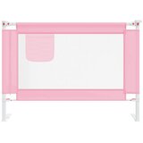  Sigurnosna ograda za dječji krevet ružičasta 90 x 25 cm tkanina | shoptok.hr