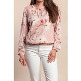 Fenzy Plus Size Bluza S Cvjetnim Printom, Svijetlo Ružičasta | shoptok.hr