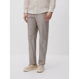 Reserved Chino regular hlače s mješavinom lana - boja kave | shoptok.hr