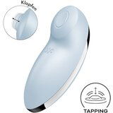 Satisfyer Tap & Climax 2 - 2v1 stimulator klitorisa in vibrator (modra) | Shoptok.si