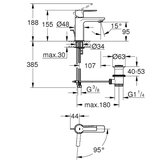 Grohe 23790001 Lineare armatura za umivalnik | Shoptok.si