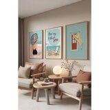 WALLXPERT Ç-300862 - 5070 Višenamenski Set Dekorativnih Slika (3 Komada) | Eponuda.com