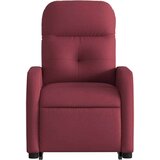  Naslonjač na podizanje od tkanine crvena boja vina | shoptok.hr