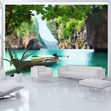  Samoljepljiva foto tapeta - Desolate boat 294x210 | shoptok.hr
