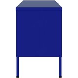 TV omarica mornarsko modra 105x35x50 cm jeklo, (20731662) | Shoptok.si