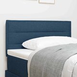  LED glava kreveta s LED trakama Plava 90 cm tkanina | shoptok.hr