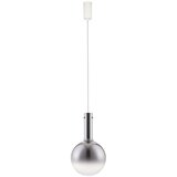 Nova Luce Siva steklena LED zatemnitvena viseča svetilka ø 25 cm Nostos – | Shoptok.si