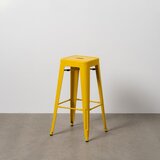 Ixia Žute metalne barske stolice u setu 2 kom (visine sjedala 76,5 cm) – | shoptok.hr