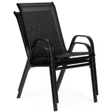 set od 2 baštenske stolice black