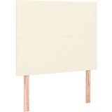  Okvir za krevet s uzglavljem krem 90x200 cm od umjetne kože | shoptok.hr