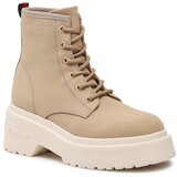 Tommy Jeans Tenisice LACE UP FESTIV BOOTS za žene, boja: bež, EN0EN02133 Cijene