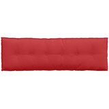  Jastuk za leđa Crvena 160 x 19 x 50 cm tkanina | Eponuda.com