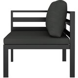  Modularna kutna sofa s jastucima 1 kom aluminijska antracit | shoptok.hr