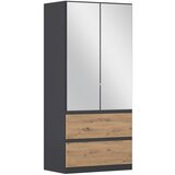 Rauch Möbel omara s klasičnimi vrati, siva, hrast artisan | Shoptok.si