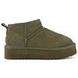 Colors of California Gležnjarji Platfrom winter boot in suede Zelena Cene