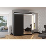 ADRK Klizni ormar s ogledalom VIKI 180 cm - CRNA | shoptok.hr
