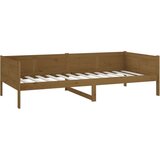  Dnevna postelja medeno rjava trdna borovina 90x190 cm, (20684641) | Shoptok.si