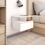 vidaXL viseći noćni ormarići 2 kom bijeli 40 x 31 x 27 cm od iverice | shoptok.hr