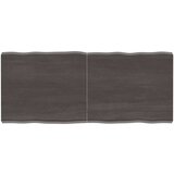 Stolna Mizna plošča temno siva 140x60x6 cm obdelana trdna hrastovina, (20979354) Cene
