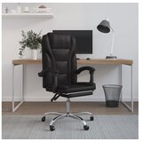  Uredski naslonjač od umjetne kože crni | shoptok.hr