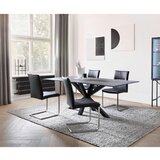 Livetastic JEDILNA MIZA, črna, temno siva | Shoptok.si