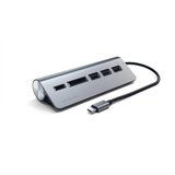 Satechi aluminium type-c usb hub (3x usb 3.0,MicroSD) - space grey Cene