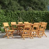  Sklopive vrtne stolice 8 kom 55x61x90 cm od masivne tikovine | shoptok.hr