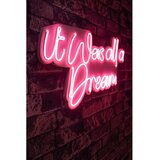 Wallity It was all a Dream - Pink Pink Decorative Plastic Led Lighting cene