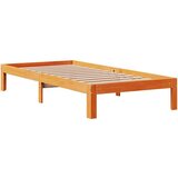 vidaXL Krevet s regalom za knjige bez madraca 90 x 190 cm od borovine | shoptok.hr