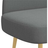  Oblikovana klupa s naslonjačem Tamnosiva 110 x 60 x 76 cm | shoptok.hr