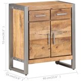  Komoda 60 x 35 x 72 cm od grubog drva manga | shoptok.hr