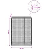  Gabion s žicom debljine 3,5 mm i mrežom 5x2,5 cm 150x100x200 cm | shoptok.hr